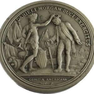 3/$25 US Mint Daniel Morgan Cowpens Comitia Americana 38mm Treasury Medal PEWTER